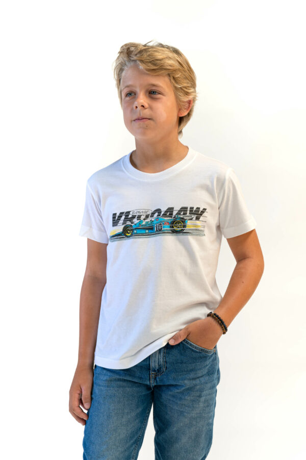 Tshirt Super Car blanc - Image 3